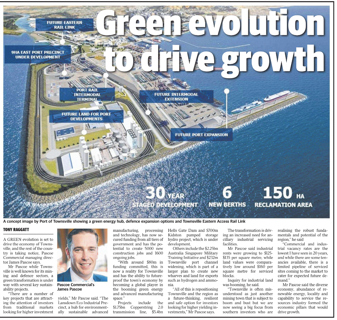 Green projects driving better Industrial yields.